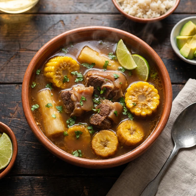 Sopa de pata de vaca, foto ilustrativa